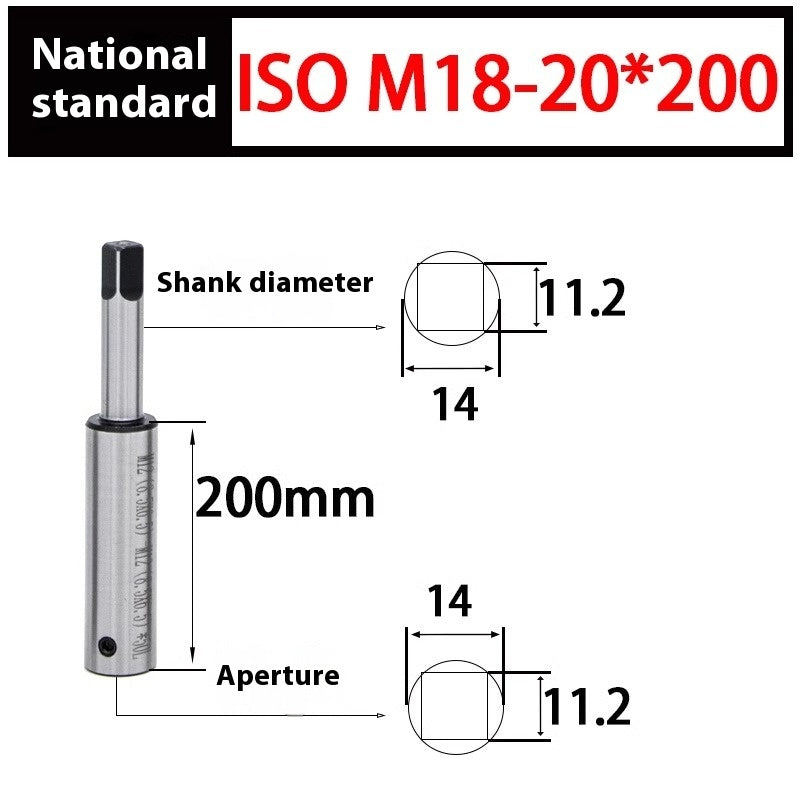 2090-Tapping extension rod Tapping extension rod Tapping extension rod Tapping national standard Japanese standard M3 M4M5M68 adapter deep hole tapping Shandong Denso Pricision Tools Co.,Ltd.